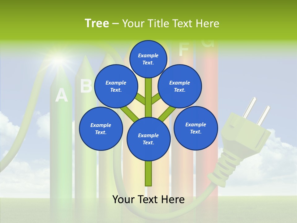 Bauen Sparen Energiekosten PowerPoint Template