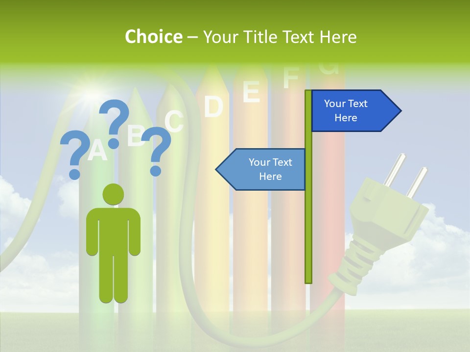 Bauen Sparen Energiekosten PowerPoint Template