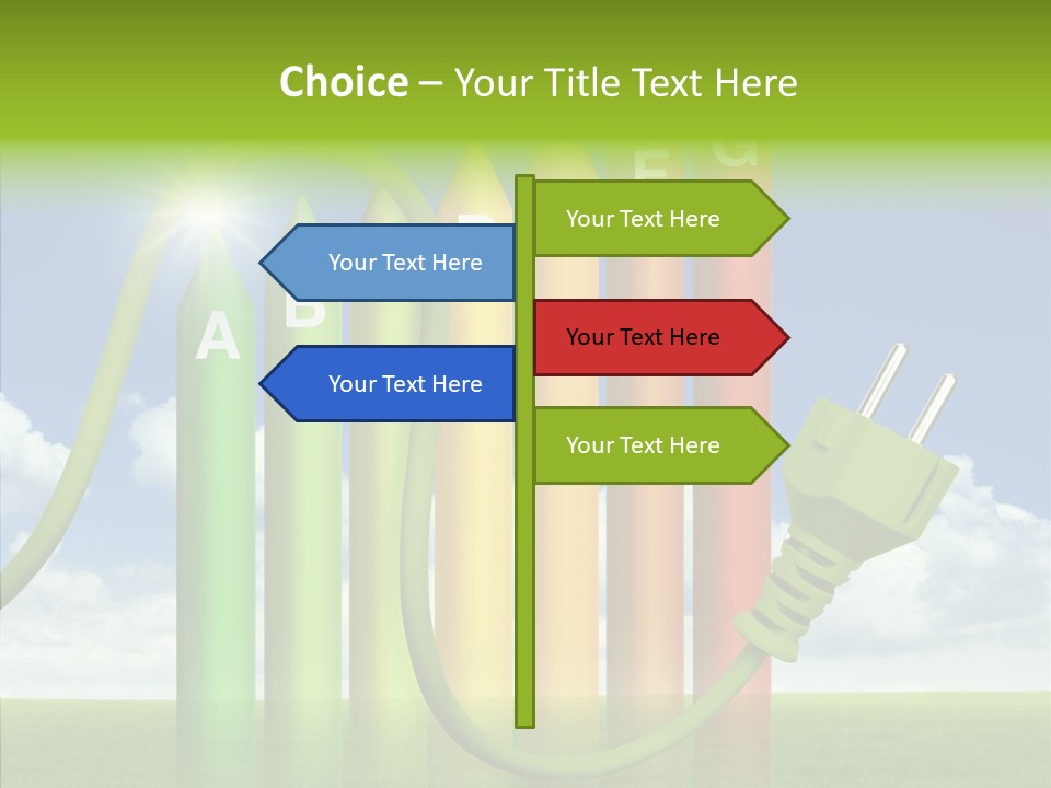 Bauen Sparen Energiekosten PowerPoint Template