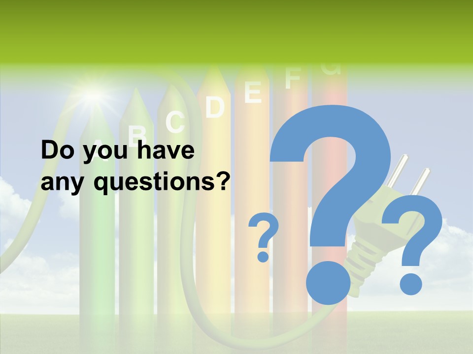 Bauen Sparen Energiekosten PowerPoint Template