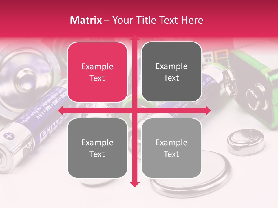 Technik Knopfzellen Energie PowerPoint Template