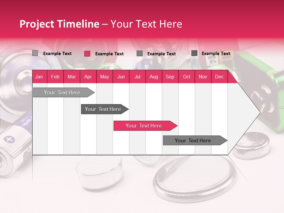 Technik Knopfzellen Energie PowerPoint Template