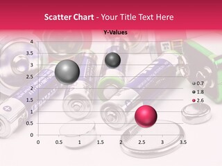 Technik Knopfzellen Energie PowerPoint Template
