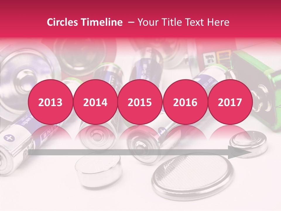 Technik Knopfzellen Energie PowerPoint Template