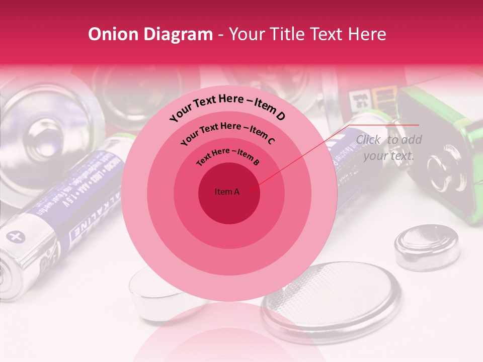 Technik Knopfzellen Energie PowerPoint Template