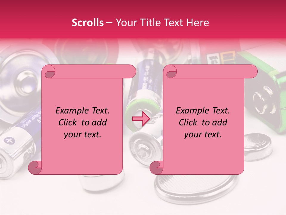 Technik Knopfzellen Energie PowerPoint Template