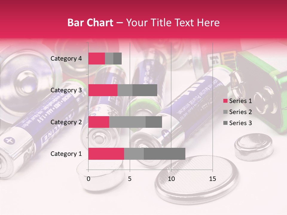 Technik Knopfzellen Energie PowerPoint Template