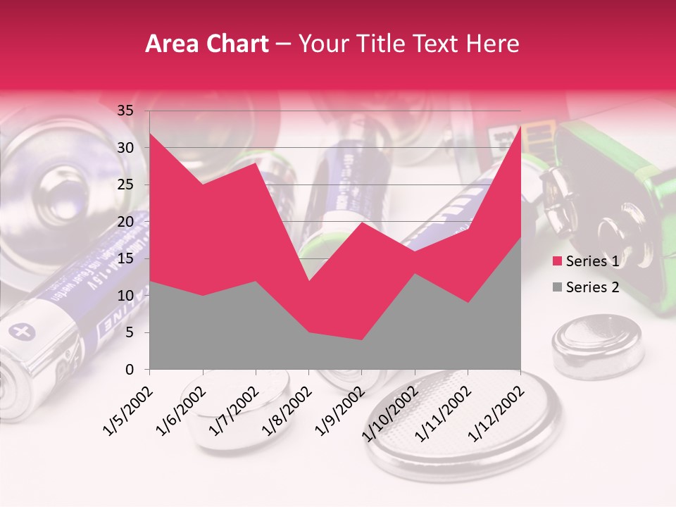 Technik Knopfzellen Energie PowerPoint Template