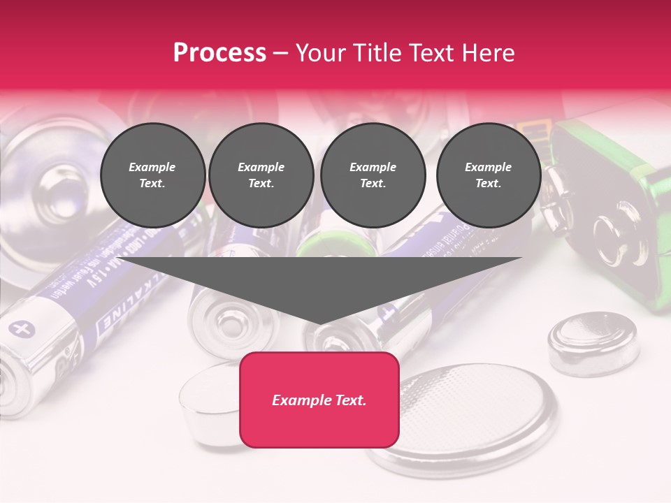 Technik Knopfzellen Energie PowerPoint Template