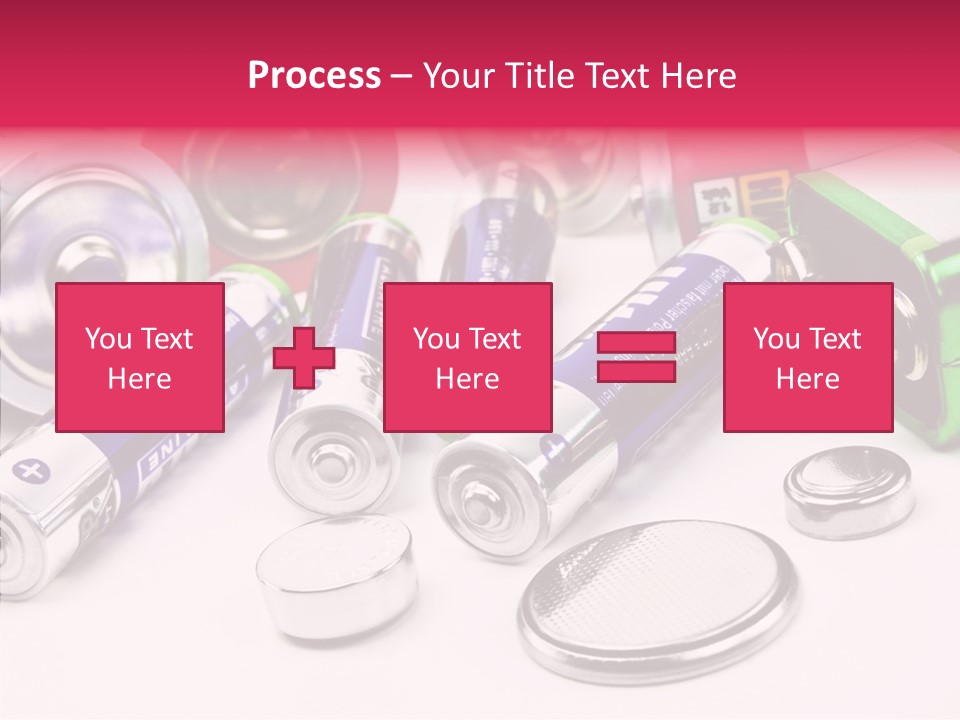 Technik Knopfzellen Energie PowerPoint Template