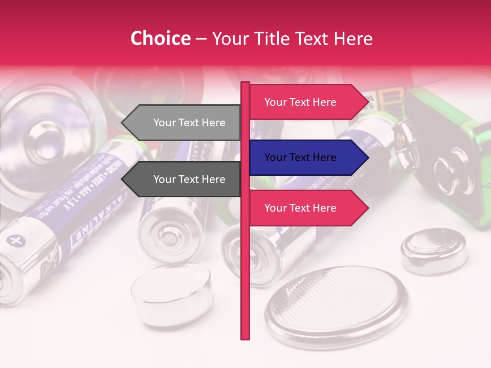 Technik Knopfzellen Energie PowerPoint Template