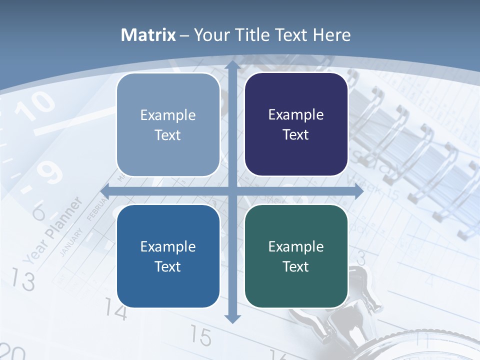 Objects Composite Planner PowerPoint Template