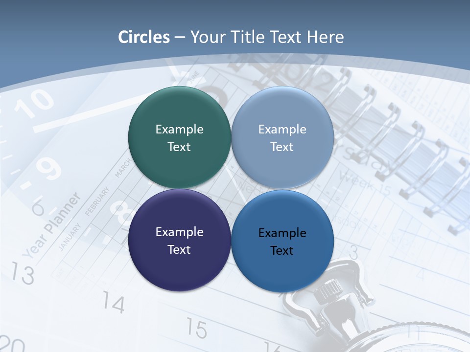 Objects Composite Planner PowerPoint Template