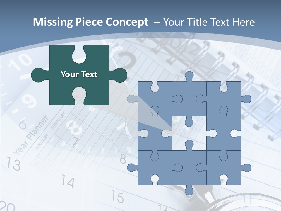 Objects Composite Planner PowerPoint Template