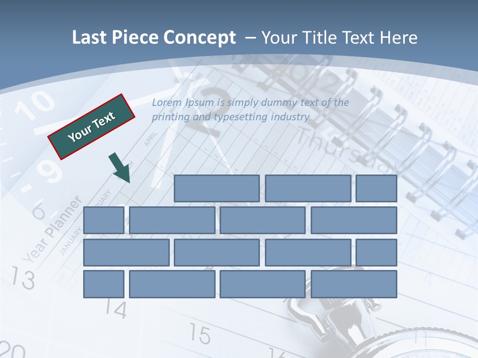 Objects Composite Planner PowerPoint Template