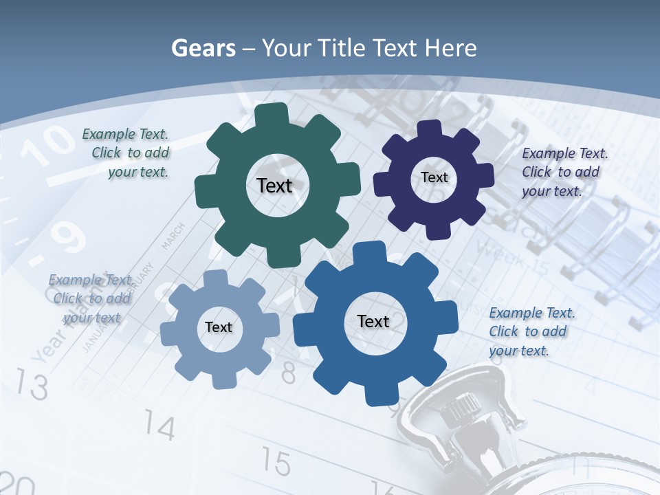 Objects Composite Planner PowerPoint Template