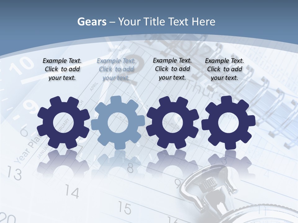 Objects Composite Planner PowerPoint Template