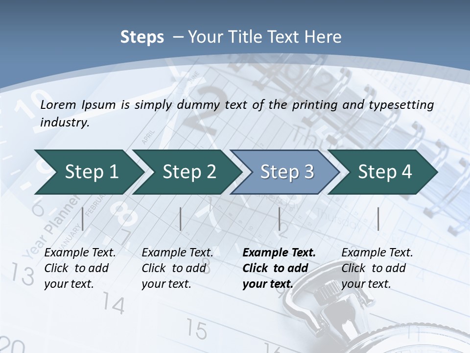 Objects Composite Planner PowerPoint Template