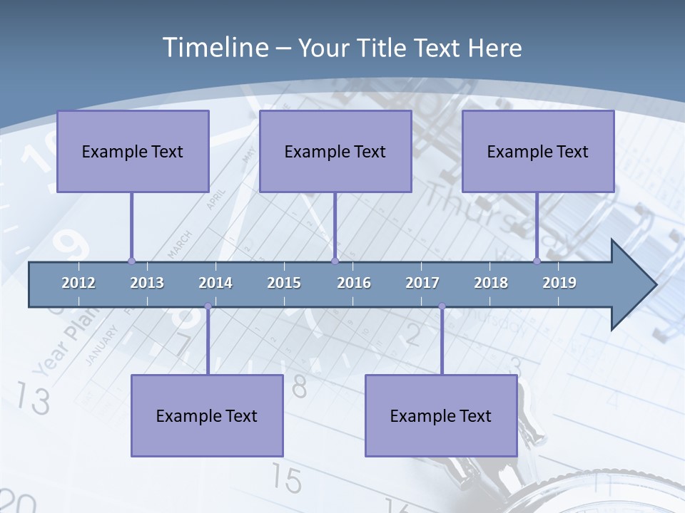 Objects Composite Planner PowerPoint Template