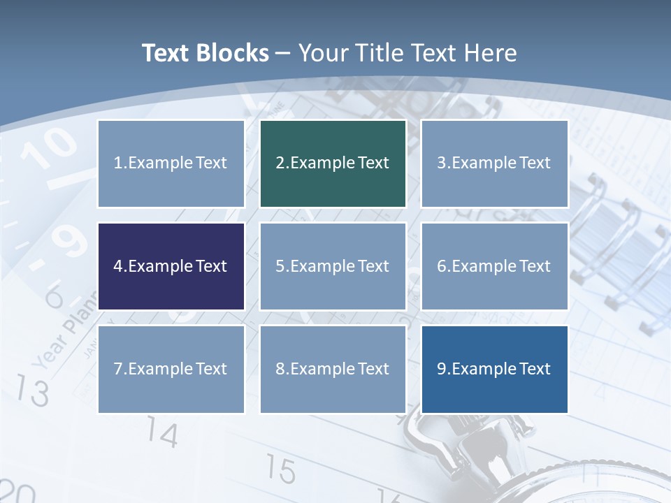 Objects Composite Planner PowerPoint Template
