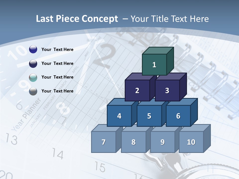 Objects Composite Planner PowerPoint Template