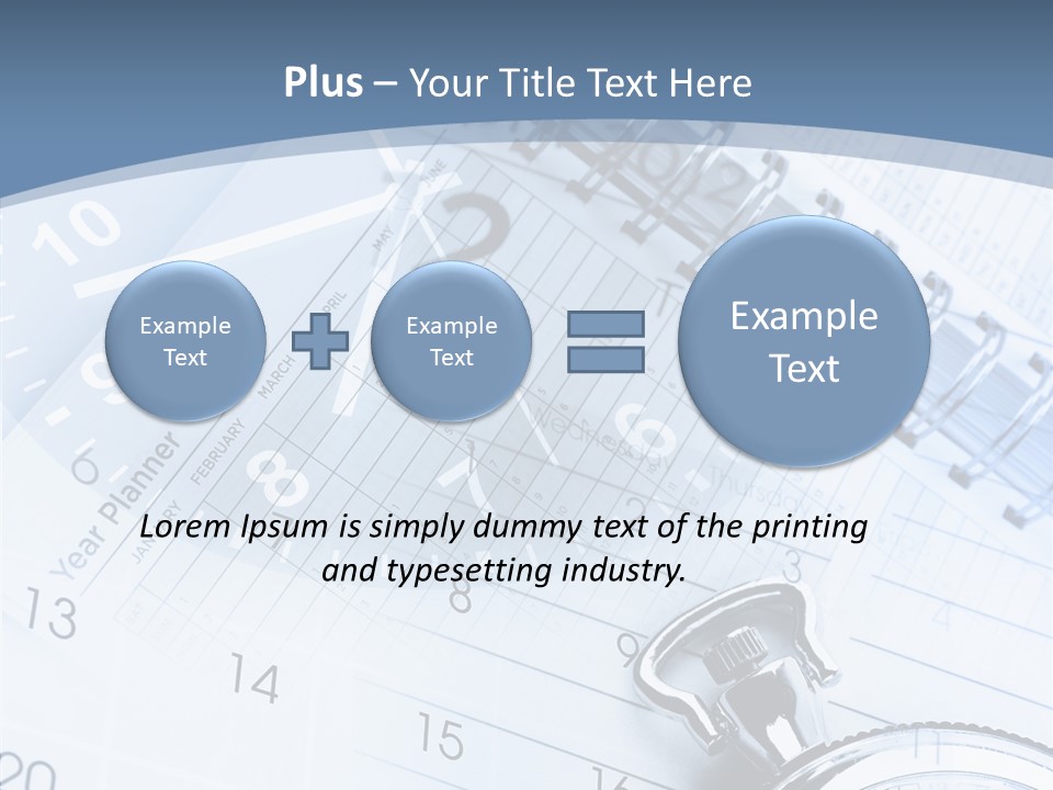 Objects Composite Planner PowerPoint Template