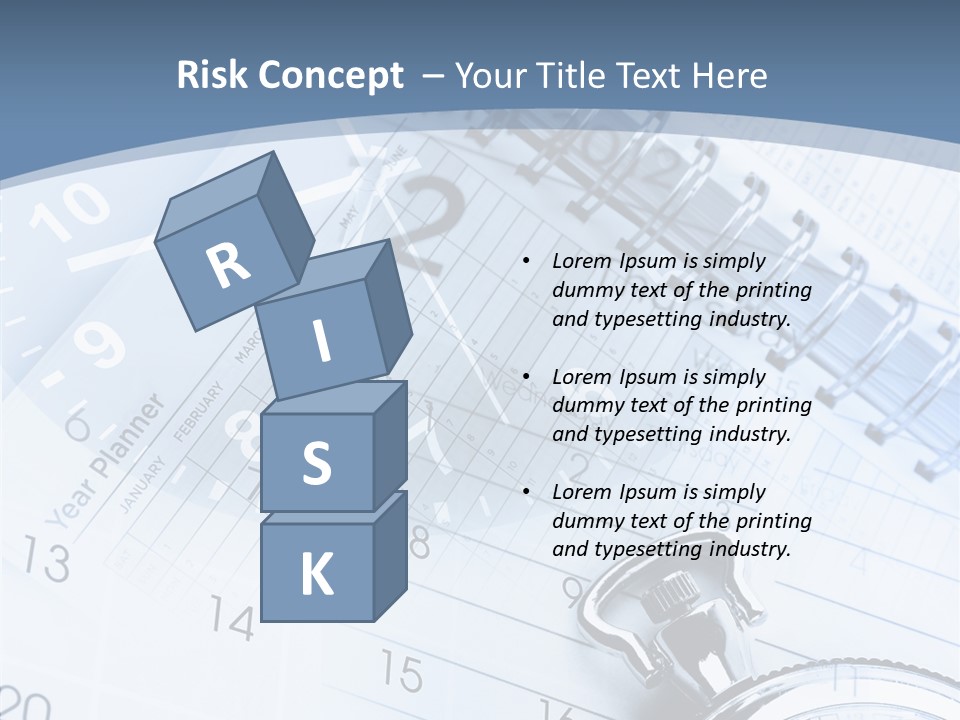 Objects Composite Planner PowerPoint Template