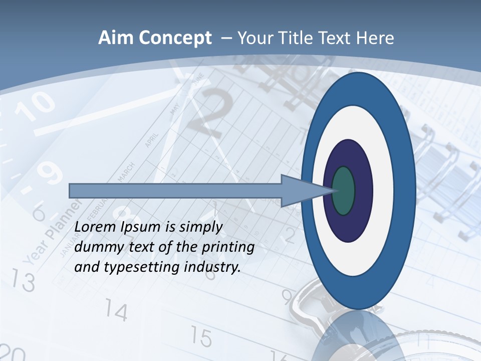 Objects Composite Planner PowerPoint Template