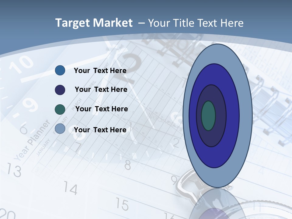 Objects Composite Planner PowerPoint Template