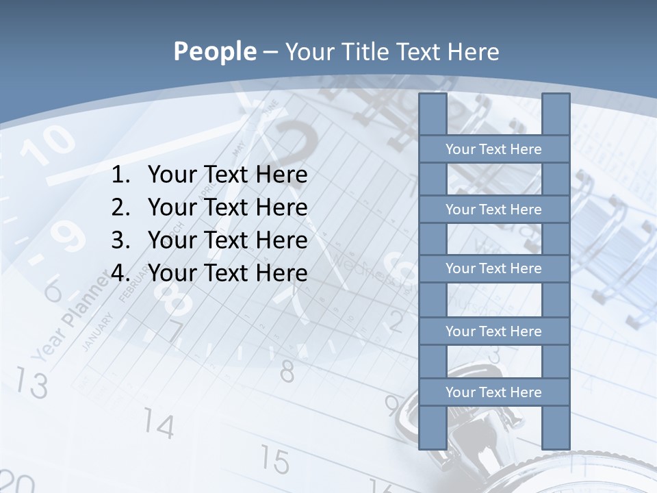 Objects Composite Planner PowerPoint Template