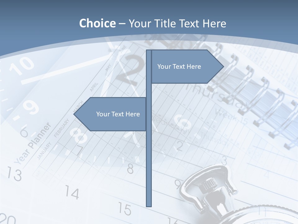 Objects Composite Planner PowerPoint Template