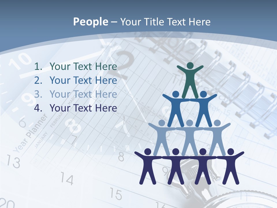 Objects Composite Planner PowerPoint Template