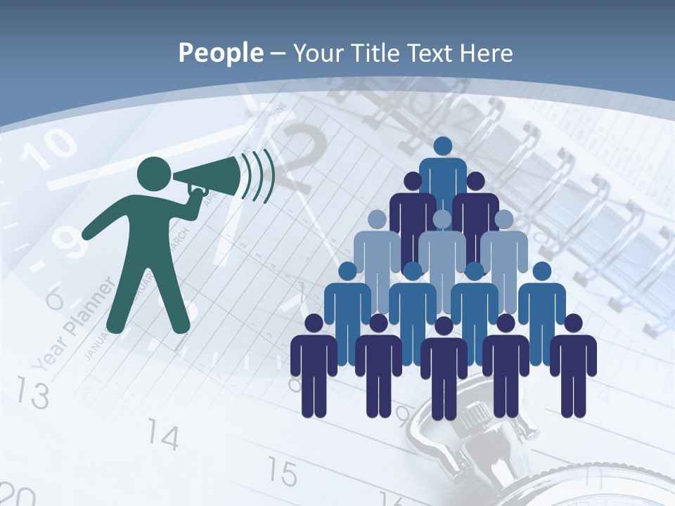 Objects Composite Planner PowerPoint Template