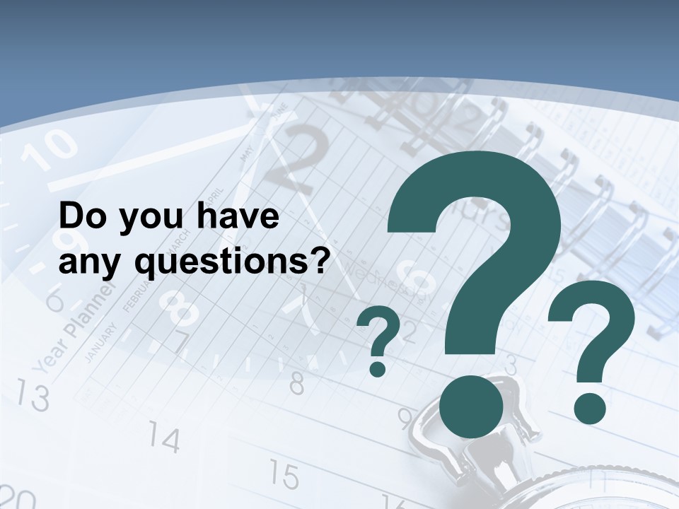 Objects Composite Planner PowerPoint Template