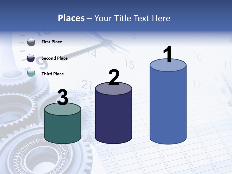 Accurate Clocks Year PowerPoint Template