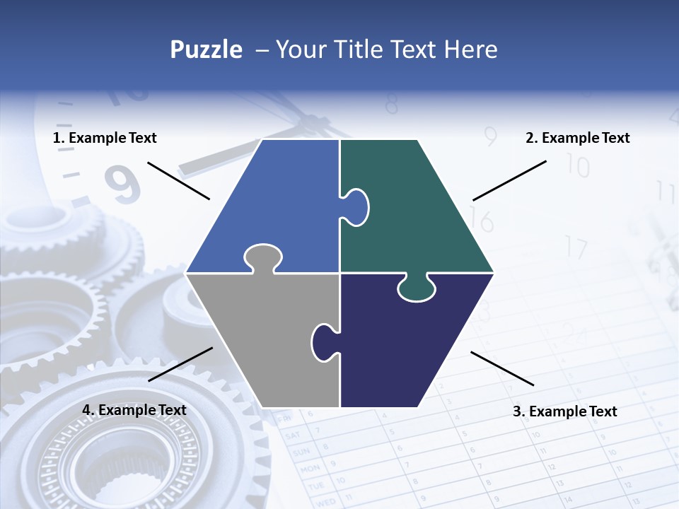 Accurate Clocks Year PowerPoint Template