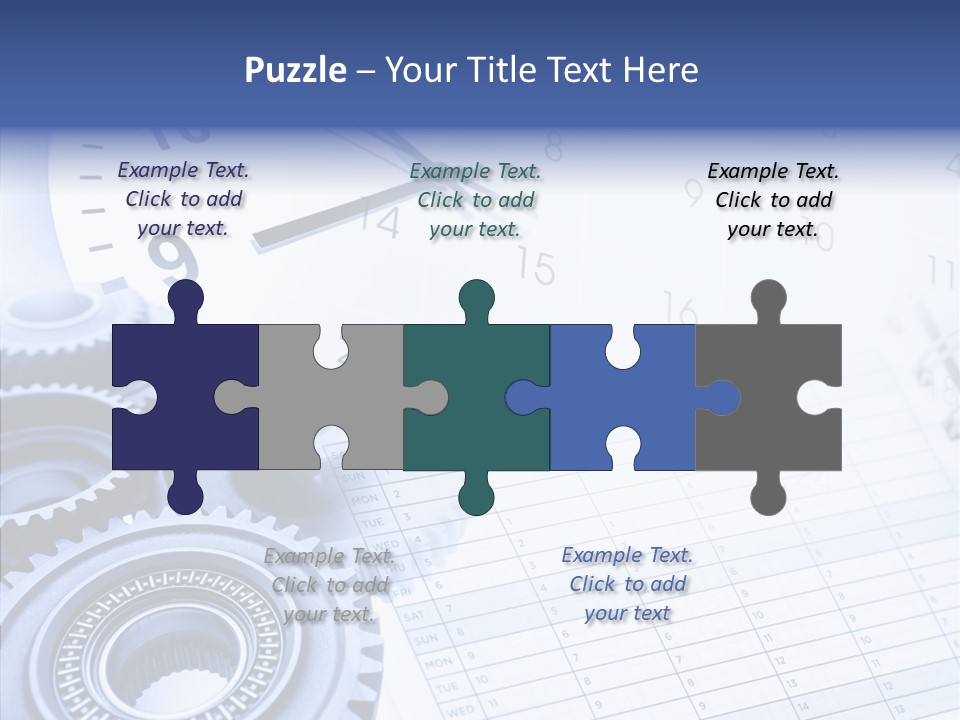 Accurate Clocks Year PowerPoint Template