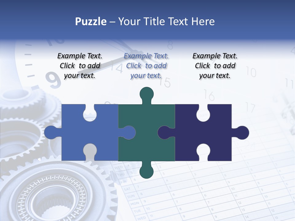 Accurate Clocks Year PowerPoint Template