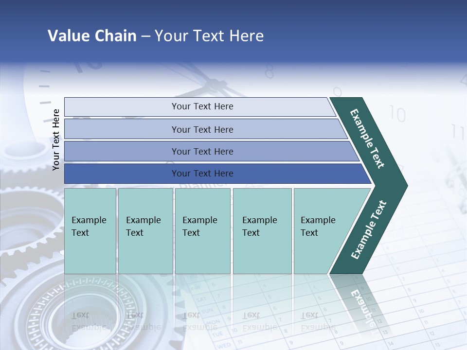 Accurate Clocks Year PowerPoint Template