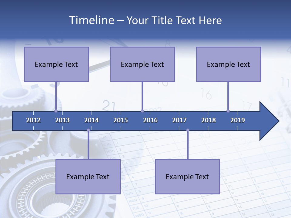 Accurate Clocks Year PowerPoint Template