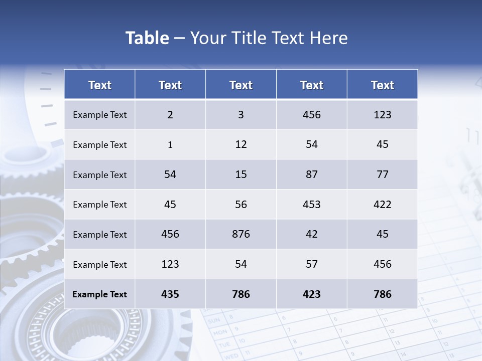 Accurate Clocks Year PowerPoint Template