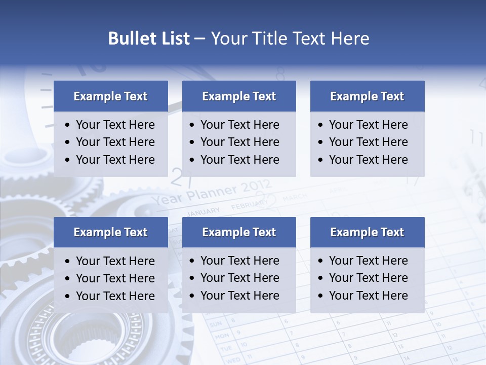 Accurate Clocks Year PowerPoint Template