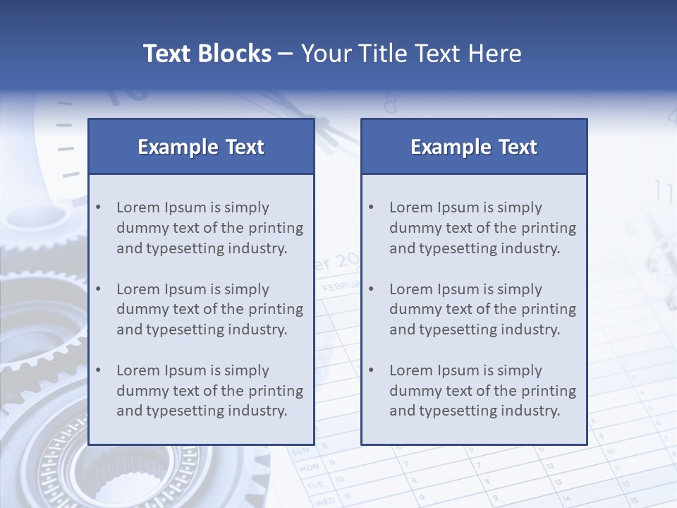 Accurate Clocks Year PowerPoint Template