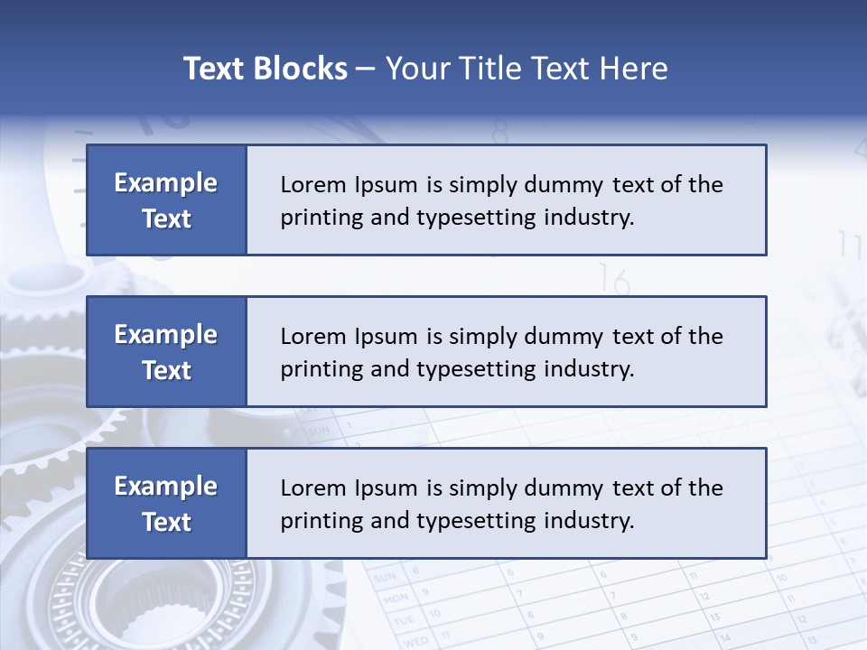 Accurate Clocks Year PowerPoint Template