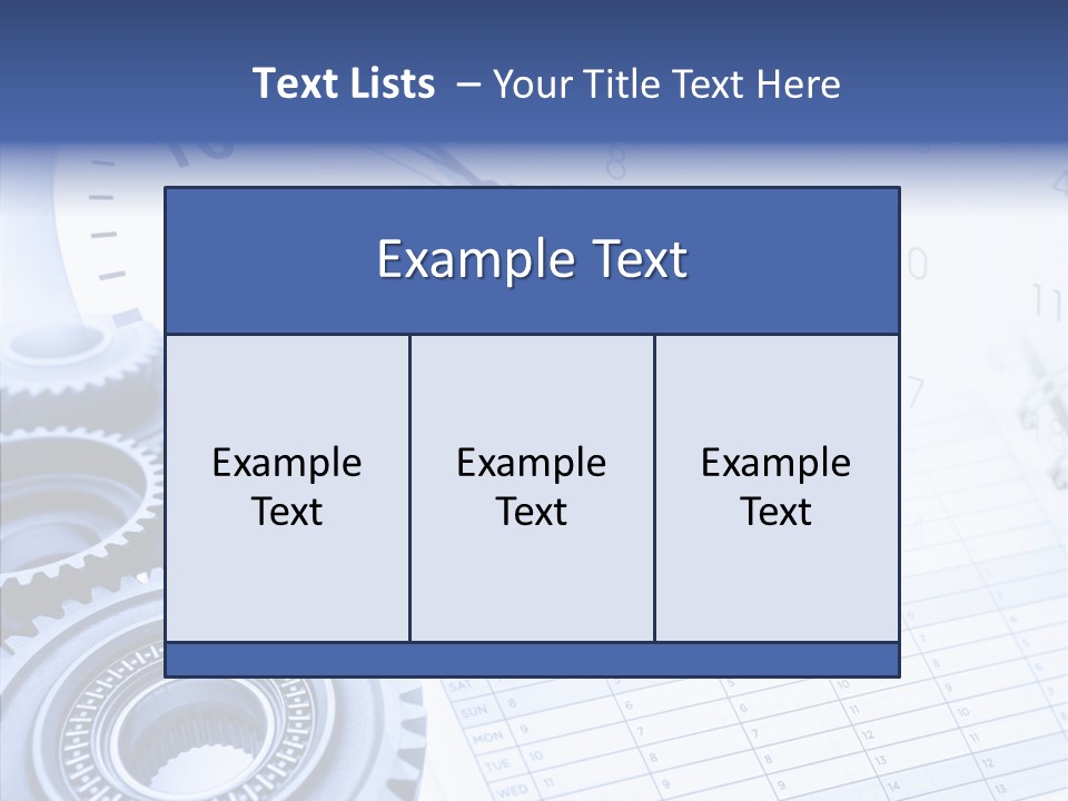 Accurate Clocks Year PowerPoint Template