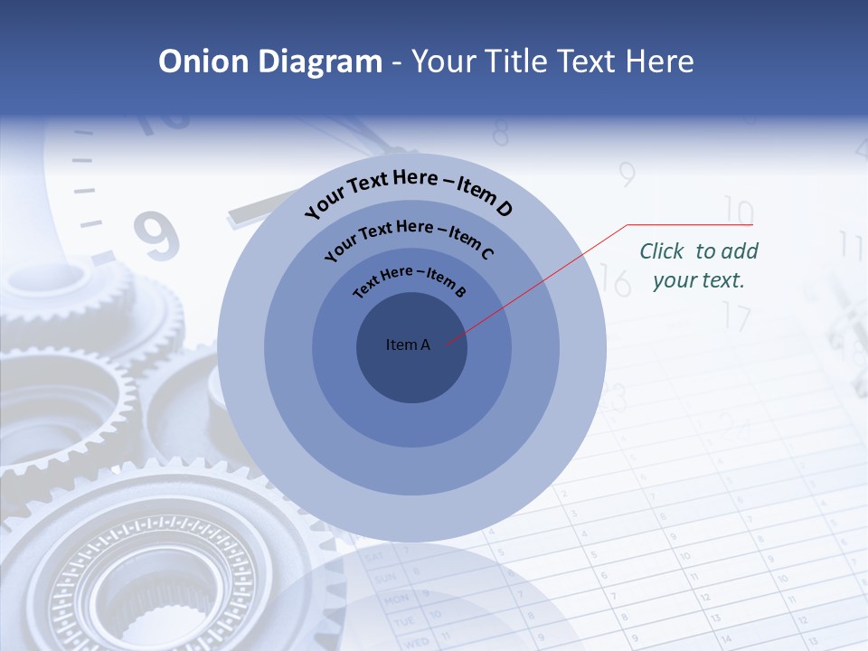 Accurate Clocks Year PowerPoint Template