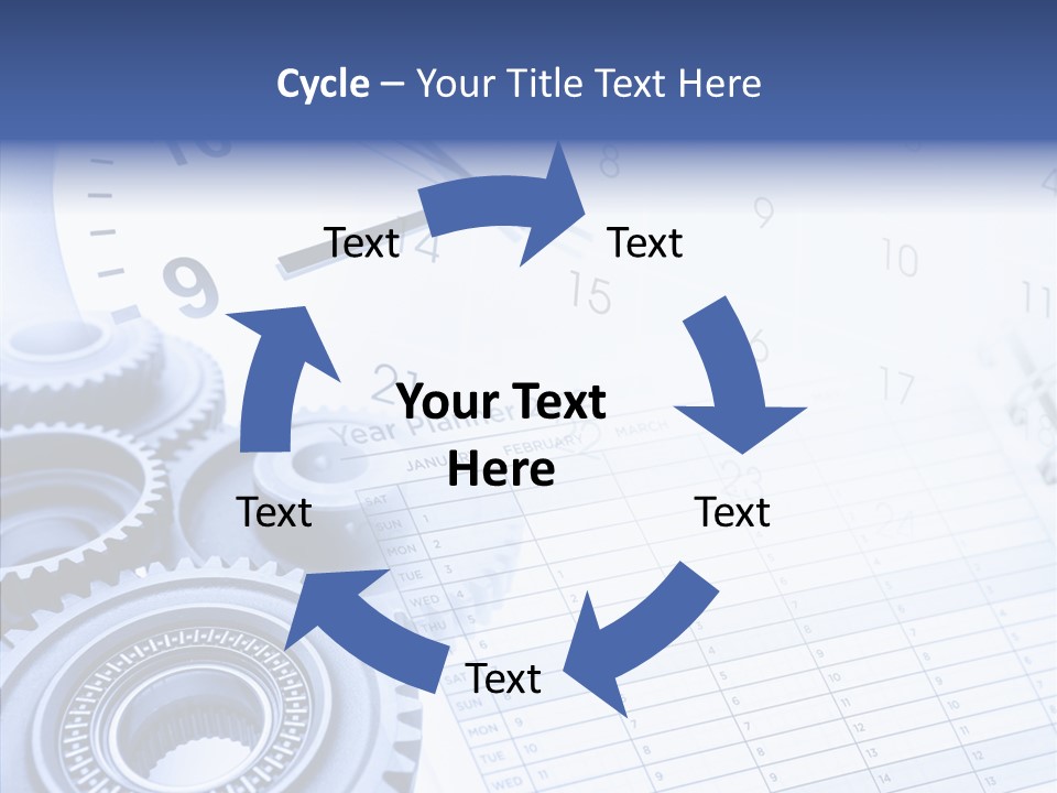 Accurate Clocks Year PowerPoint Template