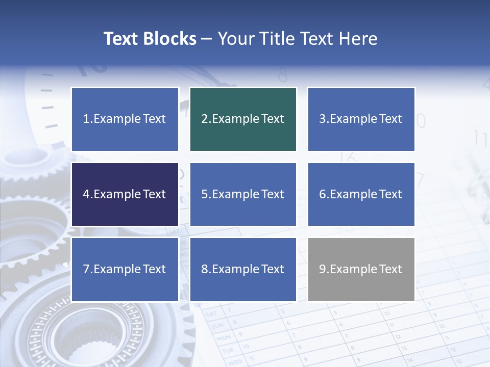 Accurate Clocks Year PowerPoint Template