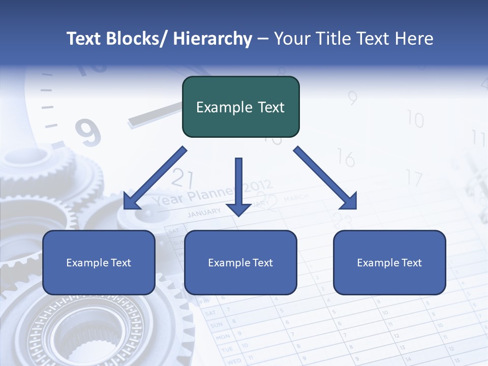 Accurate Clocks Year PowerPoint Template