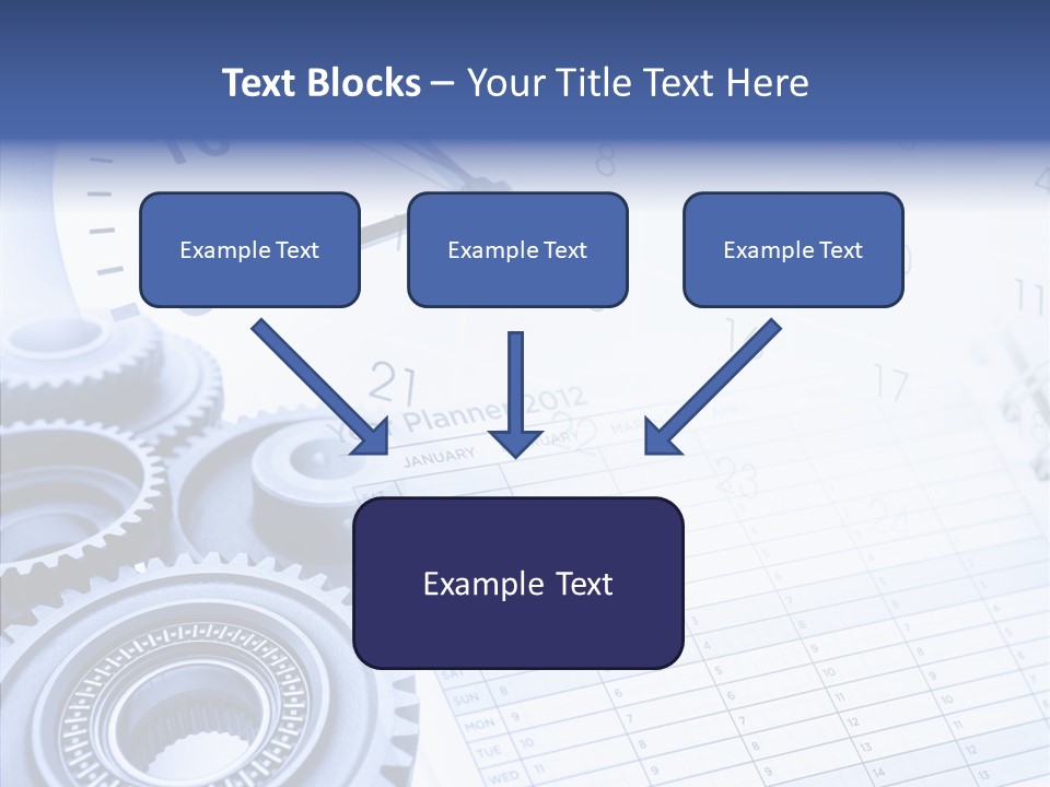 Accurate Clocks Year PowerPoint Template